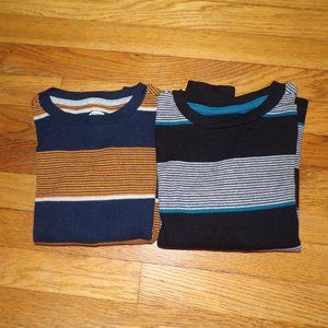 2 Old Navy Boy's Thermal Shirt Bundle